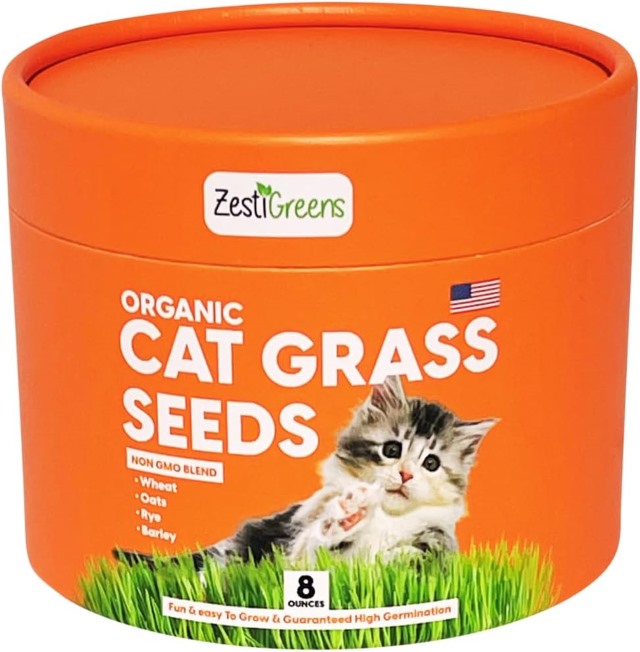 Organic Grass Seeds for Cats